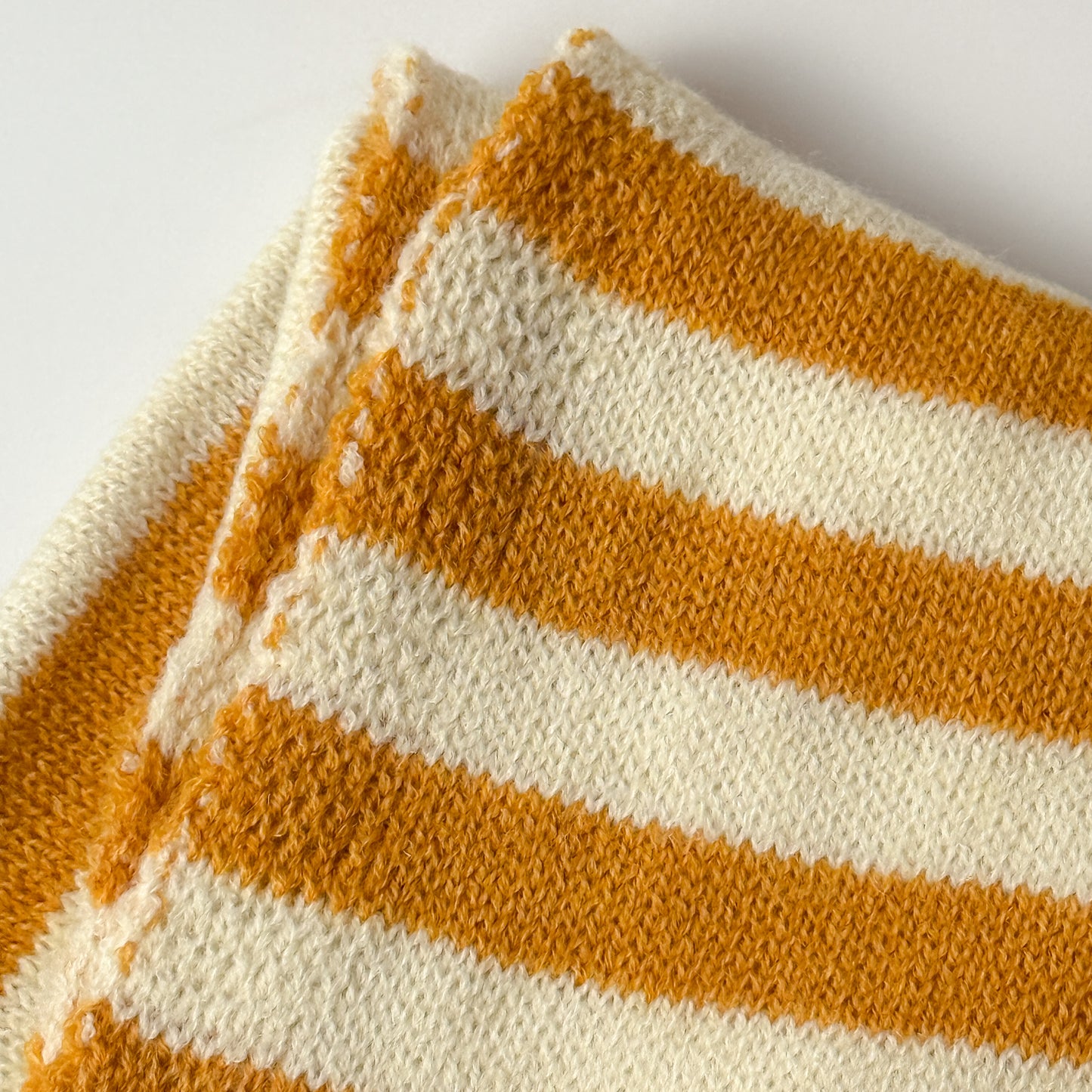 Wool-Blend Stripe Triangle Scarf