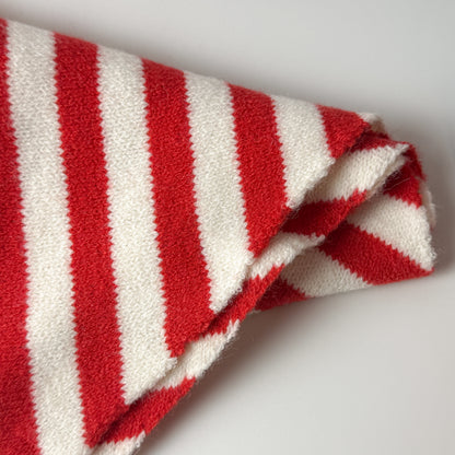 Wool-Blend Stripe Triangle Scarf