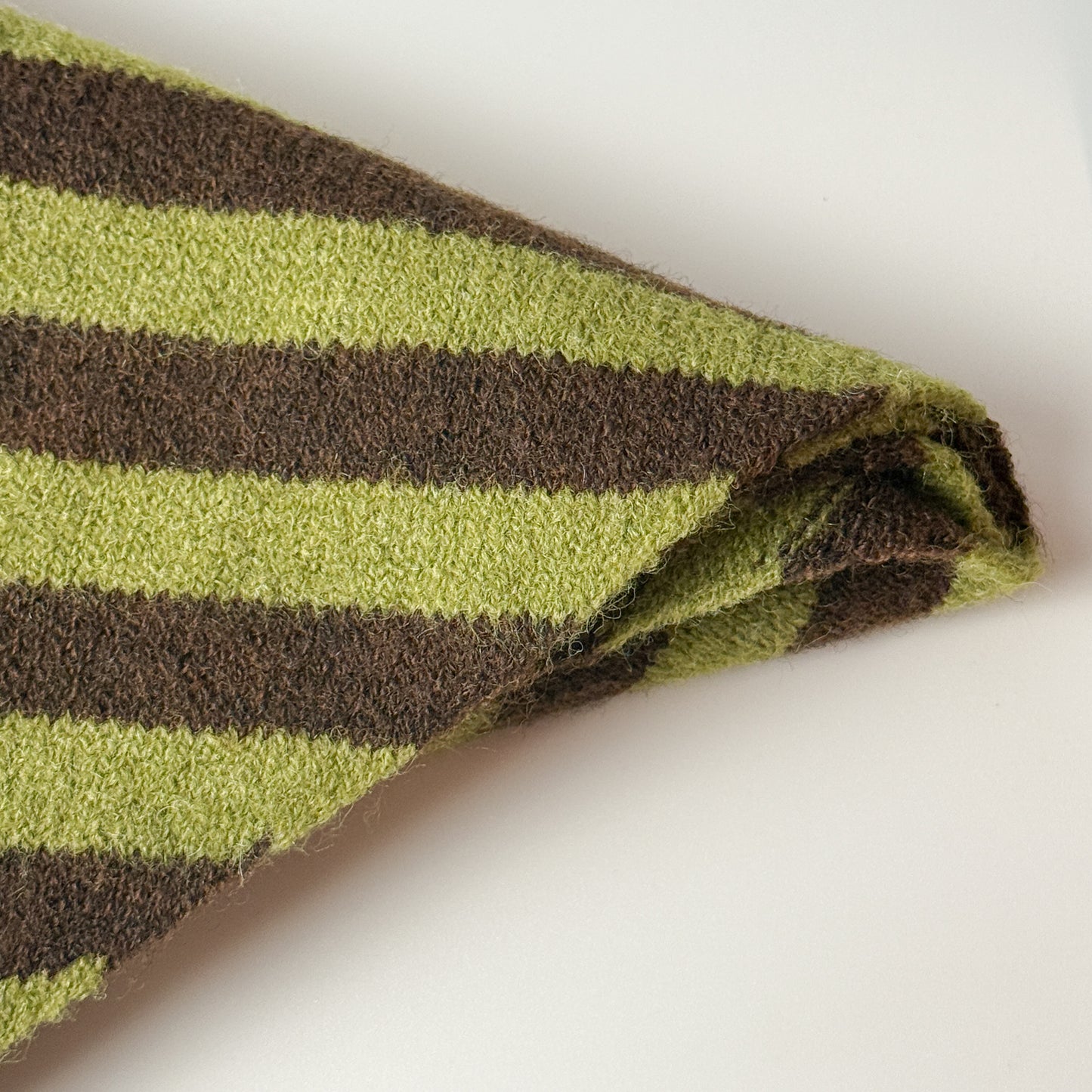 Wool-Blend Stripe Triangle Scarf